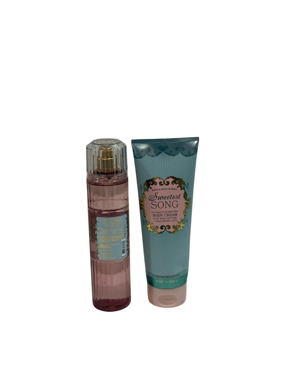 NEW Bath & Body Works Sweetest Song Mist & Body Cream Set